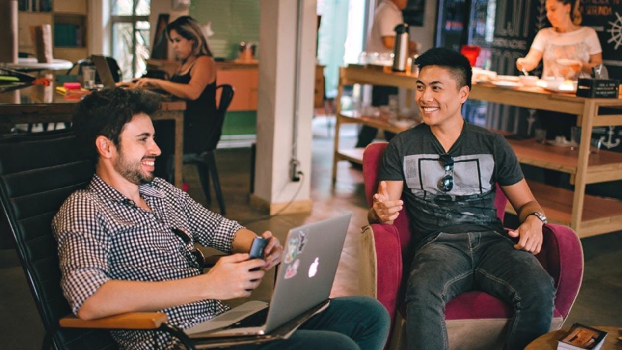 Workshop environment with participants engaged in collaborative exercises